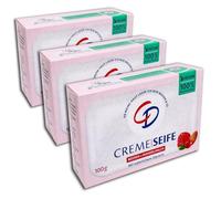 CD Lot de 3 savons crème aux baies et au lait d'amande 3 x 100 g