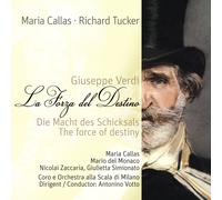 CD Maria Callas La Forza Del Destino, La Puissance Du Destin De Verdi 2CDs