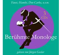 Jürgen Goslar - Faust, Hamlet, Don Carlos u.v.m. Berühmte Monologe