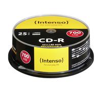 CD-R 80 / 700MB 52x Intenso 1x25 Cakebox Spindle - CD Vierge