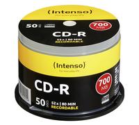 CD-R 80 Intenso 700MB 52x Cakebox 50 Disques Neufs CD Vierge