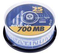 CD-R 80 vierge 700 Mo Platinum 102565 25 pc(s) tour