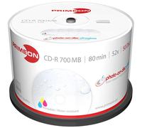 CD-R 80 vierge Primeon 2761109 tour 50 pc(s) 700 Mo 80 min imprimable, surface