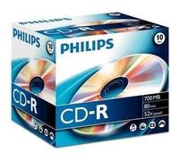 Philips CD-R High-Speed 700 Mo (80 min) 52x – Boîtier 10 pièces