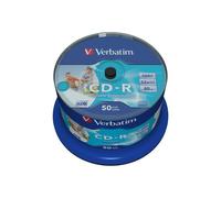 Verbatim CD-R AZO Wide Inkjet Printable no ID 700 Mo 52x 50 pièce(s)