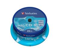 CD-R VERBATIM 80 min 52x (25) - 700 Mo Super Azo - Cake Box