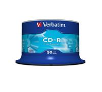 CD-R VERBATIM - 80 min - 700 Mo - 52x - Spindle de 50 - Extra protection