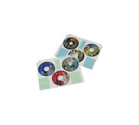 CD-ROM Index Sleeves - Page du classeur à CD - capacité : 6 CD - blanc transparent (pack de 10)