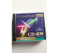 Fuji CD-RW 80 mm Speed 4x-12x Boitier cristal 10 mm Pack de 10