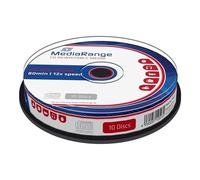 MediaRange – CD-RW réinscriptibles MR235 – 700 Mo (80 min) 12x – Lot de 10 spindle
