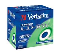 CD-RW - Verbatim - 12x - 700 Mo - 10 pièces - Coffret à bijoux