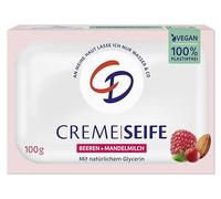 CD Savon crème aux baies et au lait d'amande 100 g végétalien et sans microplastique