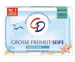 CD Savon MILDE grande liberté | « brise fraîche » | Végétalien et sans microplastique | 100 g