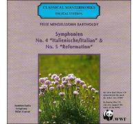 CD - Symphonien N° 4 (Italian) & Symphonien N° 5 (Reformation) - Mendelsshon
