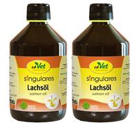 cd Vet Singulares Huile de saumon 2x500 ml