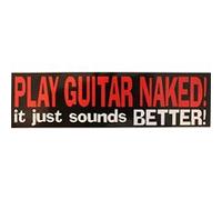 CD visionnaire musique jouer guitare nu autocollant G