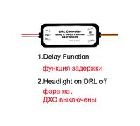 (CD0105-Off Version) HAUSNN 1Pcs Contrôleur DRL Auto Voiture LED Feux de Jour Relais Faisceau Variateur