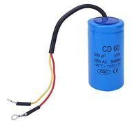 CD60 250VAC 500uf condensateur de moteur pratique antidéflagrant accessoires de condensateur de commutation de composants électroniques -40 ° C/70 ° C/21 pour appareils ménagers