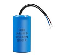 CD60 AC 450V 150uf 50/60HZ Condensateur Électrique de Démarrage de Moteur avec Câble pour Réfrigérateur, Moteur, Pompe, Générateur