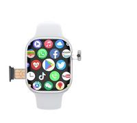 CD99 S16 Montre intelligente 4G Android SIM GPS WiFi Caméra pour homme et femme Écran AMOLED 2,25" Google Play Argenté 2 Go 32 Go