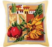 CdA Coussin point de croix "Toscane" 5294, 40x40cm, dessin de broderie pré-dessiné