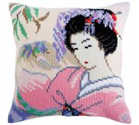CdA kit de broderie au point de croix coussin "Amour japonais" 5317, 40x40cm