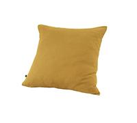 CDaffaires Taie d'oreiller Double Gaze de Coton 60 x 60 cm Safran (Yellow) Jaune