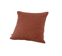 CDaffaires Taie d'oreiller Double Gaze de Coton 60 x 60 cm Terracotta (Orange) Orange