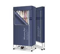 Cdaminfl Sèche-Linge, séchoir électrique d'intérieur, étendoir à Linge électrique Portable à 2/3 Niveaux Pliable 2300 W, économie d'énergie, minuterie Automatique numérique pour la Maison