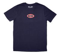 <![CDATA[AC/DC Mini Oval Logo Navy Blue M T-shirt]]>