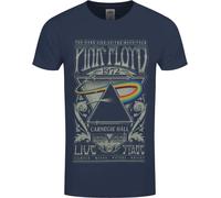 <![CDATA[Pink Floyd Carnegie Hall Poster Navy Blue M Femme T-shirt]]>