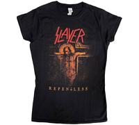 Slayer Repentless Crucifix Black S Femme T-shirt