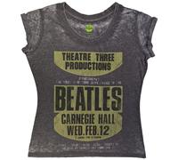 <![CDATA[The Beatles Carnegie Hall Charcoal Grey M Femme T-shirt]]>