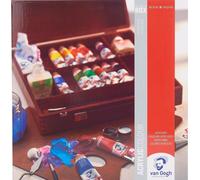 Royal Talens Van Gogh – Mallette d'acrylique Inspiration – Boîte bois 14 tubes 40 ml et accessoires