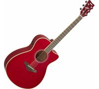 <![CDATA[Yamaha FSC-TA Ruby Red Guitare Dreadnought acoustique-électrique]]>