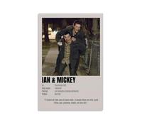 CDAXHOZ IAN&MICKEY Poster mural sans cadre pour hôtel, salon, chambre à coucher, salle de bain, bar, comptoir - 20 x 30 cm