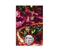 CDAXHOZ Poster Demon Slayer - Décoration murale d'hôtel - Décoration de salon, chambre à coucher, salle de bain, bar, comptoir - 30 x 45 cm - Style sans cadre
