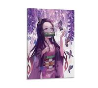 CDAXHOZ Poster Kamado Nezuko - Décoration murale pour hôtel, salon, chambre à coucher, salle de bain, bar, comptoir - 30 x 45 cm - Style cadre