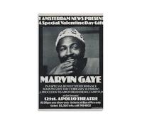 CDAXHOZ Poster Marvin Gaye - Décoration murale d'hôtel - Décoration pour salon, chambre à coucher, salle de bain, bar, comptoir - 30 x 45 cm - Style sans cadre