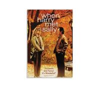 CDAXHOZ Poster mural « When Harry Met Sally » - Décoration d'hôtel - Décoration pour salon, chambre à coucher, salle de bain, bar, comptoir - 30 x 45 cm - Style sans cadre