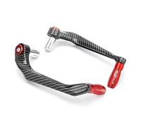 CDBFWD Protecteur de Guidon avec Barre d'arrêt de Chute pour Moto et poignée d'arc modifiée pour BMW K1300S K1300 S 2009-2020 Universal 7/8 Pouces 22 mm CNC Aluminium-Red