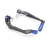 CDBFWD Protecteur de Guidon avec Barre d'arrêt de Chute pour Moto et poignée d'arc modifiée pour Suzuki SV650 SV650S Universal 7/8 Pouces 22 mm CNC Aluminium-Blue