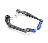 CDBFWD Protecteur de Guidon avec Barre d'arrêt de Chute pour Moto et poignée d'arc modifiée pour Suzuki B-King 2008 2009 2010 2011 2012 Universal 7/8 Pouces 22 mm CNC Aluminium-Blue