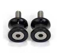 CDBFWD Protège-Bras oscillant de Moto Bobines Support de Bras oscillant Vis pour Kawasaki ZX10R ZX6R Z800 Z900 for Yamaha MT07 MT09 FZ09 FZ07 Support de Bobine Protection Réparation-10MM Black