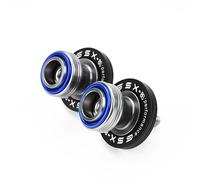 CDBFWD Protège-Bras oscillant de Moto Bobines Support de Bras oscillant Vis pour Suzuki GSX-8S GSX8S GSX8S 2023 2024 Support de Bobine Protection Réparation-Blue