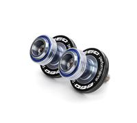 CDBFWD Protège-Bras oscillant de Moto Bobines Support de Bras oscillant Vis pour Triumph Trident 660 Tiger Sport 660 Daytona 660 2024 Support de Bobine Protection Réparation-Blue