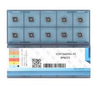 CDBP Plaquette de tournage CNC CCMT21.51 / CCMT060204 pour acier semi fini, tournage mécanique, 10 Pièces.