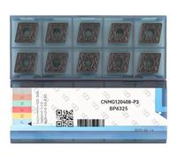 CDBP Plaquette de tournage CNC CNMG432 / CNMG120408 pour acier semi fini, tournage mécanique, 10 Pièces.