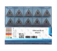 CDBP Plaquette de tournage CNC TNMG332 / TNMG160408 pour acier semi fini, tournage mécanique, 10 Pièces.