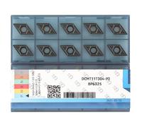 CDBP Plaquette de tournage DCMT 11T304 DCMT32,51 Pour semi-finition dans acier, tournage mécanique, CVD Revêtement, 10 Pièces.